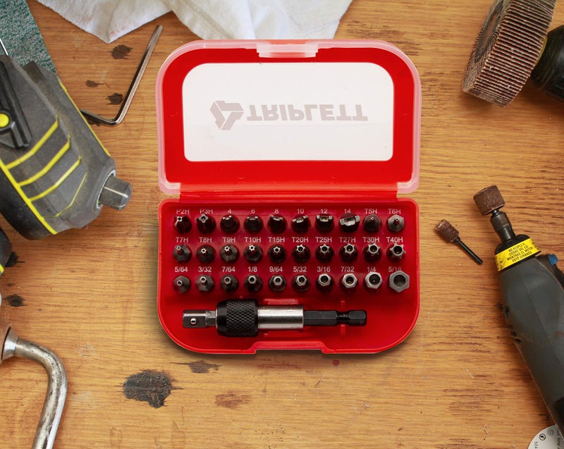 Triplett TSBK-001 Security Bit Kit 32-Piece Kit with 30 Industrial-Grade Bits for Tamper Proof Fasteners - Image 5